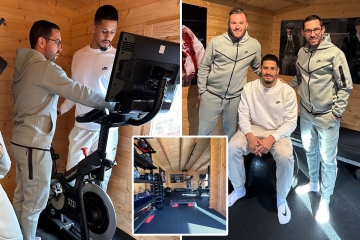 Saliba installs home gym but Arsenal fans fuming at what's on his wall
