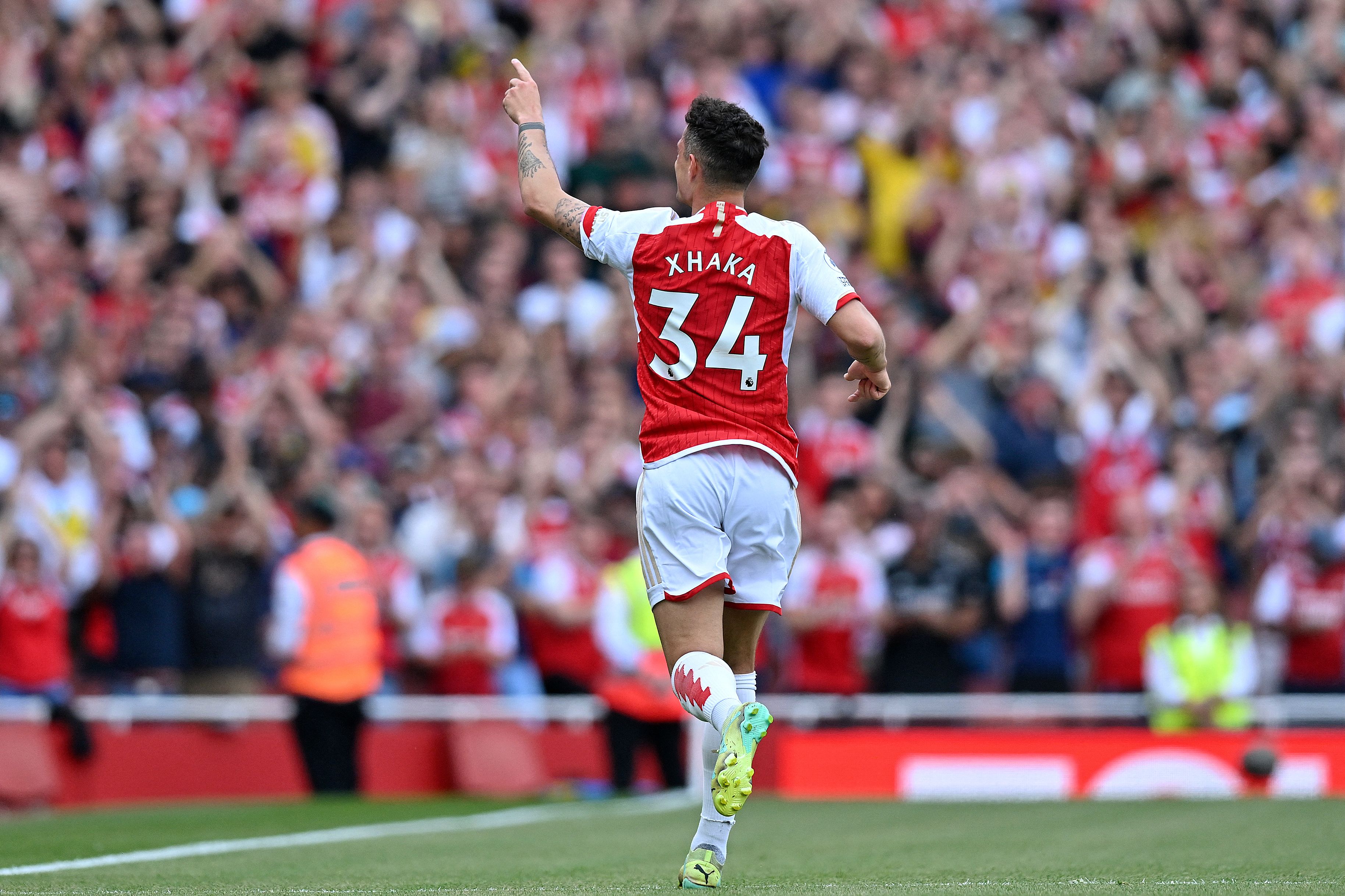 Teary Arsenal followers ask 'why are we letting him depart?' after Granit Xhaka scores two in 14 minutes in opposition to Wolves 2 He has been linked with a move away from the club this summer
