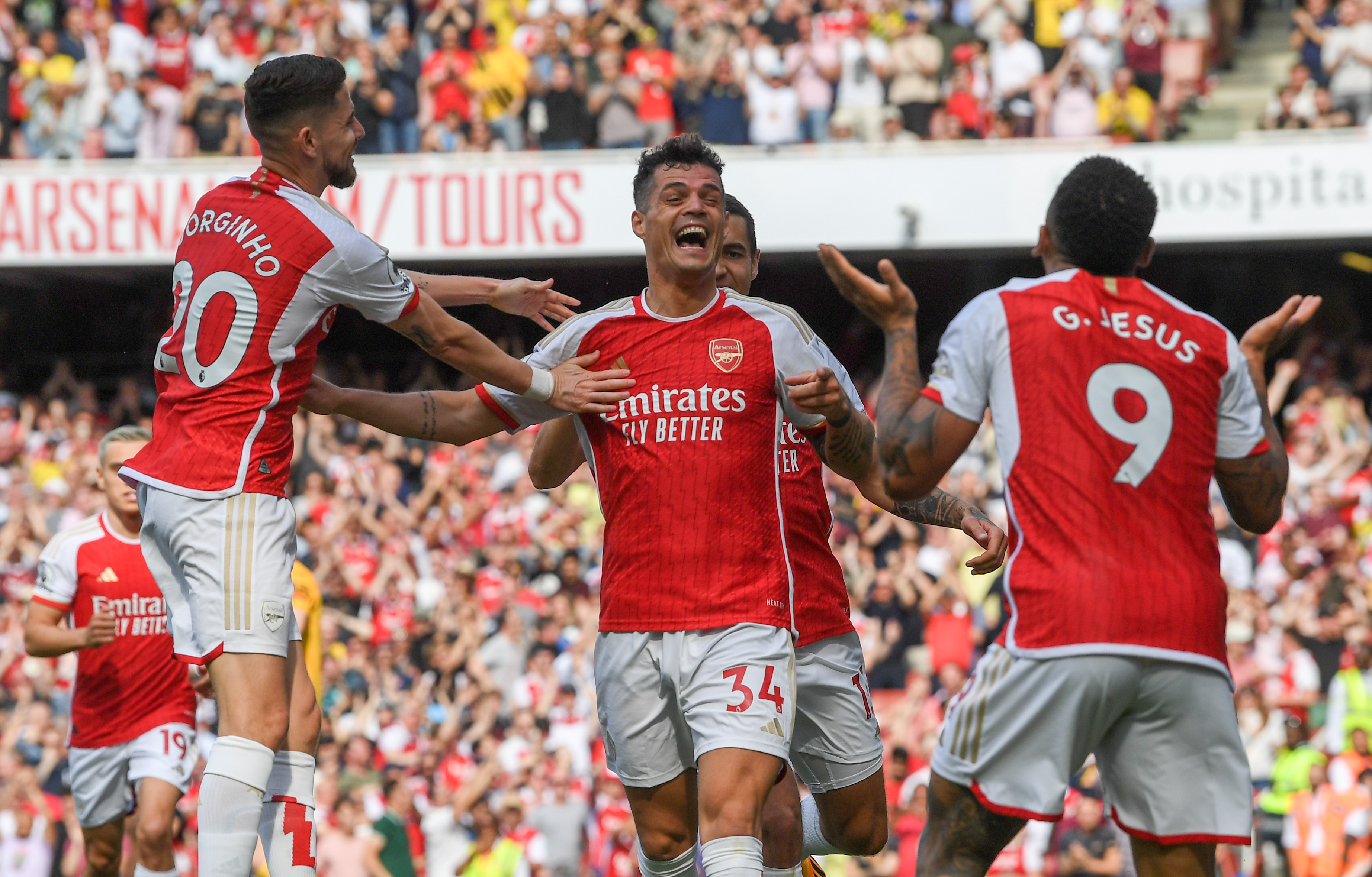 Teary Arsenal followers ask 'why are we letting him depart?' after Granit Xhaka scores two in 14 minutes in opposition to Wolves 1 Granit Xhaka netted a brace against Wolves within 14 minutes